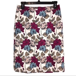 Ann Taylor Floral Skirt